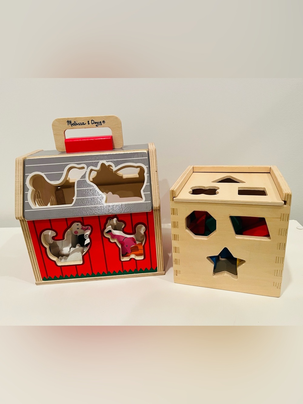 Melissa & Doug wooden toys